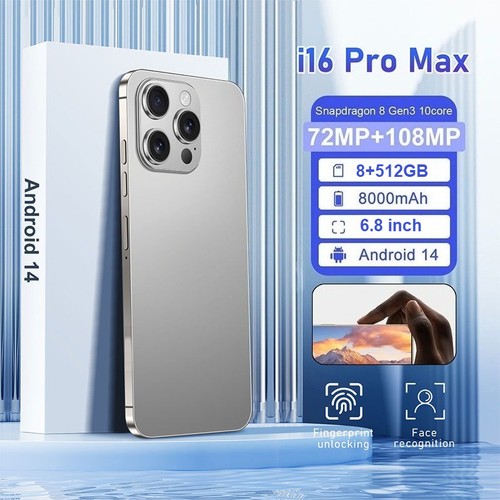 Smartphone android i16 pro - pro, max